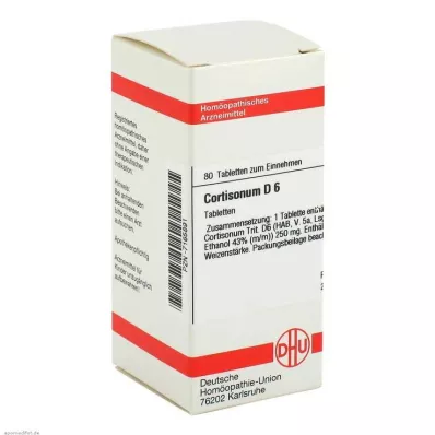CORTISONUM D 6 comprimés, 80 pc CORTISONUM D 6 comprimés, 80 pc