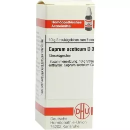 CUPRUM ACETICUM Globules D 3, 10 g