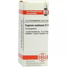 CUPRUM ACETICUM Globules D 3, 10 g