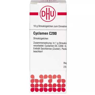 CYCLAMEN C 200 globules, 10 g