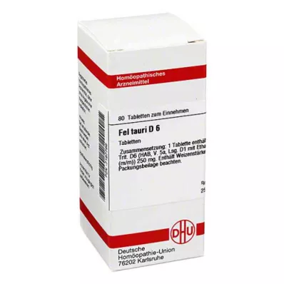 FEL TAURI D 6 comprimés, 80 pc