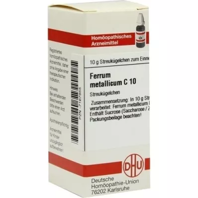 FERRUM METALLICUM C 10 globules, 10 g