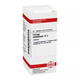 FERRUM METALLICUM D 5 comprimés, 80 pc