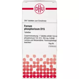 FERRUM PHOSPHORICUM D 15 comprimés, 200 pc