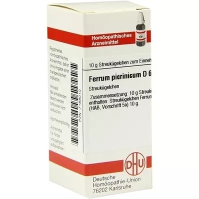 FERRUM PICRINICUM Globules D 6, 10 g