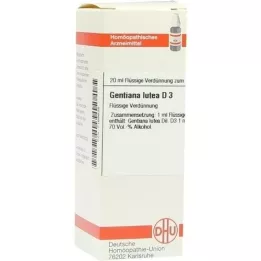 GENTIANA LUTEA D 3 Dilution, 20 ml