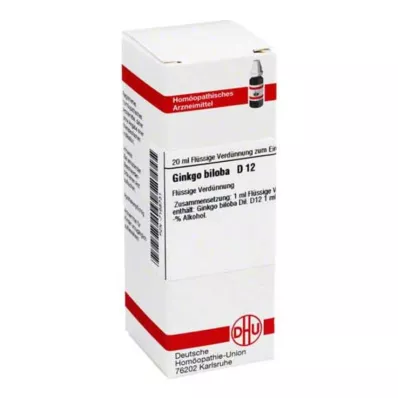 DHU Ginkgo biloba D 12 Dilution, 20 ml