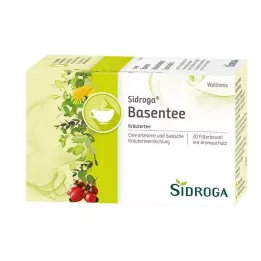 SIDROGA Thé basique Wellness, sachets filtres, 20X1.5 g