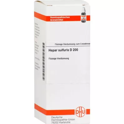 DHU Hépar sulfuris D 200 Dilution, 20 ml