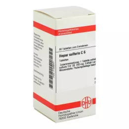 HEPAR SULFURIS Comprimés C 6, 80 pc