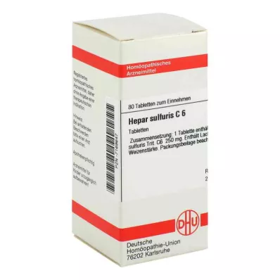 Comprimés Hepar Sulfuris C6 (80 pièces) Comprimés Hepar Sulfuris C6 (80 pièces)
