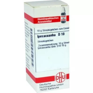 IPECACUANHA D 10 globules, 10 g
