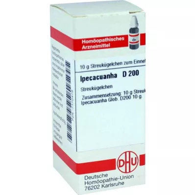 DHU Ipecacuanha D 200 globules, 10 g