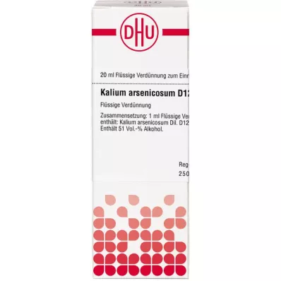 KALIUM ARSENICOSUM D 12 Dilution, 20 ml