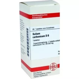 KALIUM CARBONICUM D 8 comprimés, 80 pc