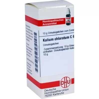 KALIUM CHLORATUM C 6 globules, 10 g