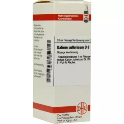 Potassium Sulfuricum D8 Dilution (20 ml)