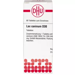 LAC CANINUM D 30 comprimés, 80 pc