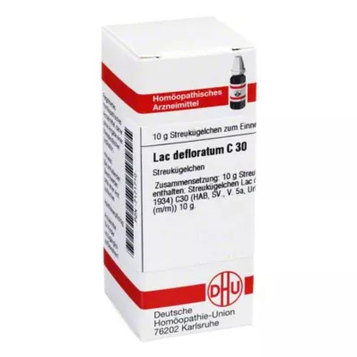 LAC DEFLORATUM C 30 globules, 10 g