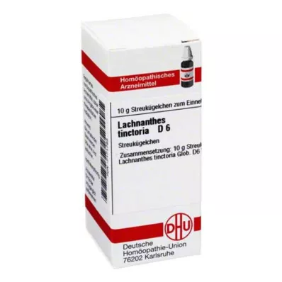 LACHNANTHES tinctoria D 6 globules, 10 g
