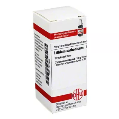 LITHIUM CARBONICUM C 30 globules, 10 g