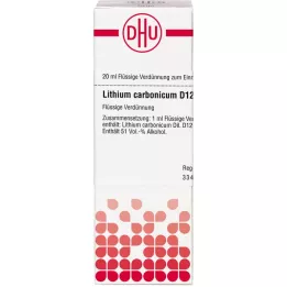 LITHIUM CARBONICUM D 12 Dilution, 20 ml