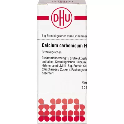 CALCIUM CARBONICUM Hahnemanni LM III Globules, 5 g