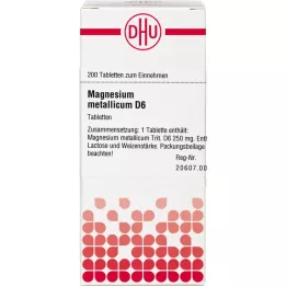 MAGNESIUM METALLICUM Comprimés D 6, 200 pc