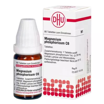 MAGNESIUM PHOSPHORICUM Comprimés C 6, 80 pc MAGNESIUM PHOSPHORICUM Comprimés C 6, 80 pc
