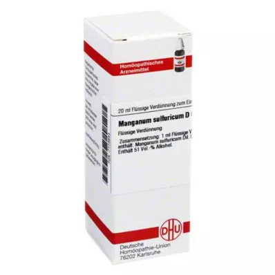 DHU Manganum sulfuricum D 6 Dilution, 20 ml DHU Manganum sulfuricum D 6 Dilution, 20 ml