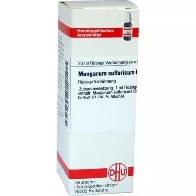 MANGANUM SULFURICUM D 6 Dilution, 20 ml
