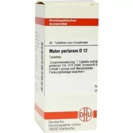 MATER PERLARUM D 12 comprimés, 80 pc