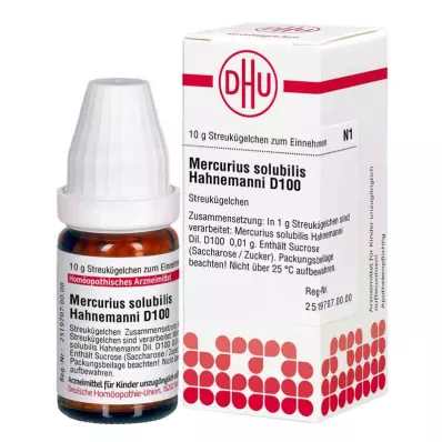 Mercure Solub.D100 Globules Hahnemann (10 g)