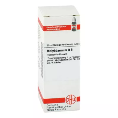 Molybdène D6 Dilution (20 ml)