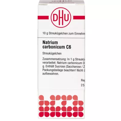 NATRIUM CARBONICUM C 6 globules, 10 g