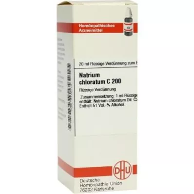 Dilution de chloratum de sodium C200 (20 ml)