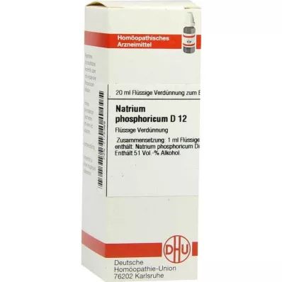 NATRIUM PHOSPHORICUM D 12 Dilution, 20 ml