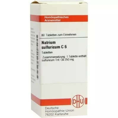 NATRIUM SULFURICUM Comprimés C 6, 80 pc