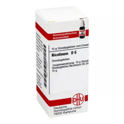 NICOTINUM Globules D 6, 10 g