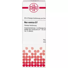 NUX VOMICA D 7 Dilution, 20 ml