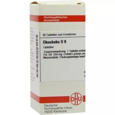 OKOUBAKA D 8 comprimés, 80 pc