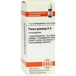 PANAX GINSENG Globules D 4, 10 g