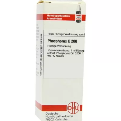 DHU Phosphore C 200 Dilution, 20 ml