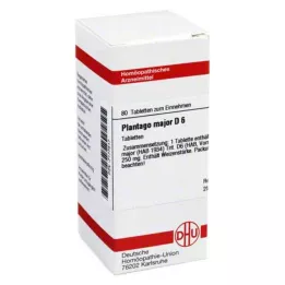 PLANTAGO MAJOR D 6 comprimés, 80 pc