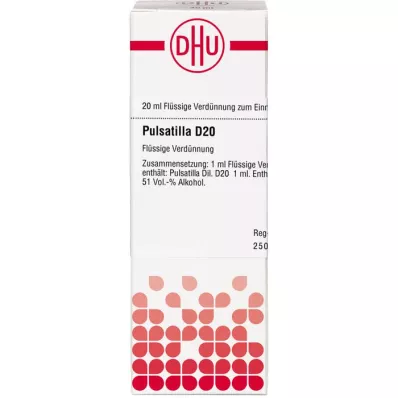 PULSATILLA D 20 Dilution, 20 ml