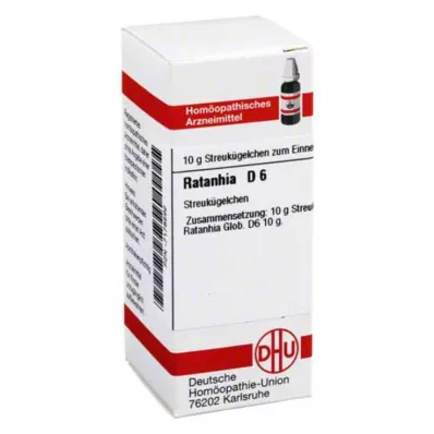 DHU Ratanhia D 6 globules, 10 g DHU Ratanhia D 6 globules, 10 g