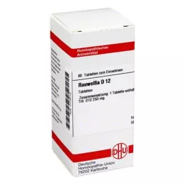 RAUWOLFIA D 12 comprimés, 80 pc