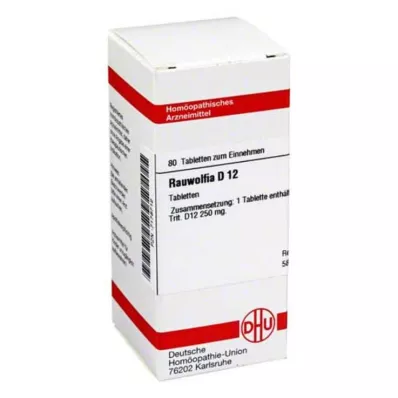 DHU Rauwolfia D 12 comprimés, 80 pc