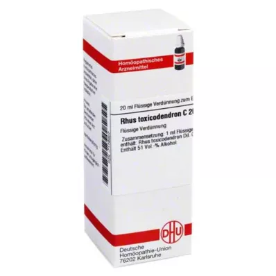 DHU Rhus toxicodendron C 200 Dilution, 20 ml DHU Rhus toxicodendron C 200 Dilution, 20 ml