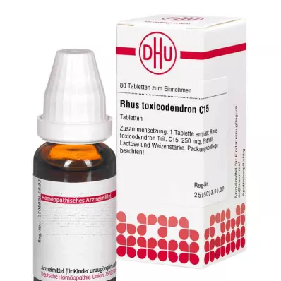 Rhus Tox.Comprimés C15 (80 pièces)